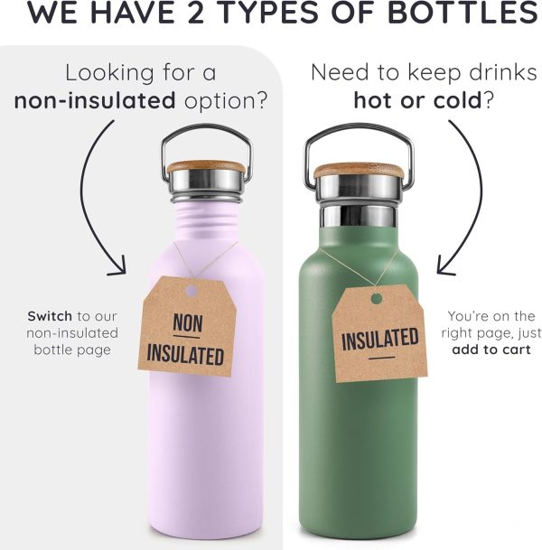Bambaw Insulated Water Bottle Stainless Steel Eco Friendly-5