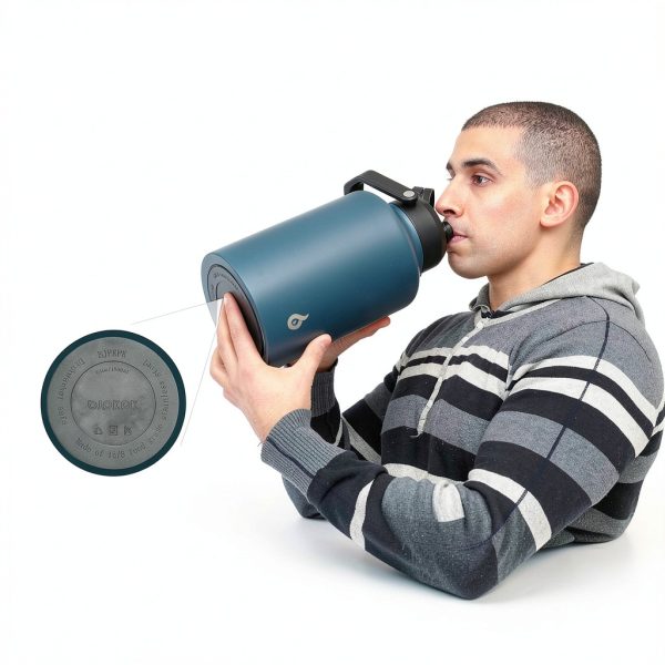 BJPKPK Insulated Water Bottle Stainless Steel 64oz Army-4