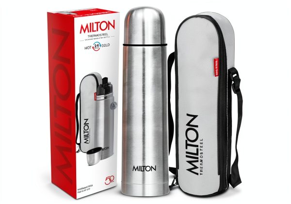 Milton Thermosteel Flip Lid Insulated Bottle Stainless Steel-0