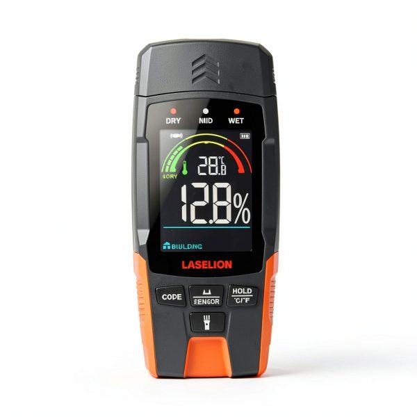 LASELION Moisture Meter Dual Modes Pin Pinless Wood-4