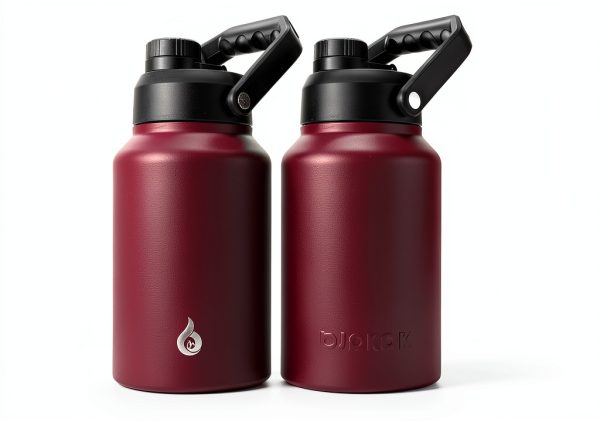 BJPKPK Insulated Water Bottle Stainless Steel 64oz Brick Red-1
