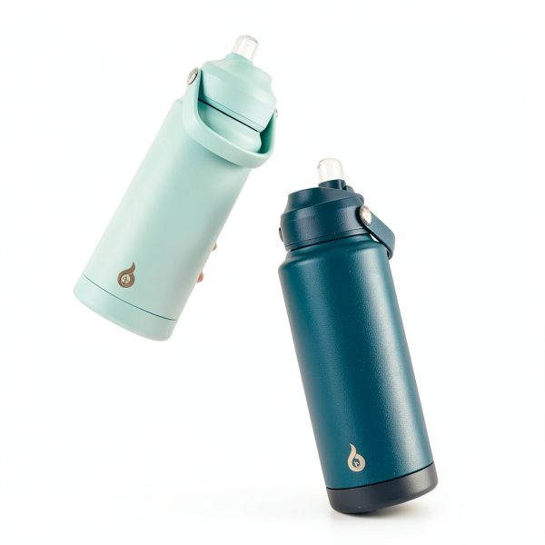 BJPKPK Insulated Water Bottle Stainless Steel Straw Lid-5