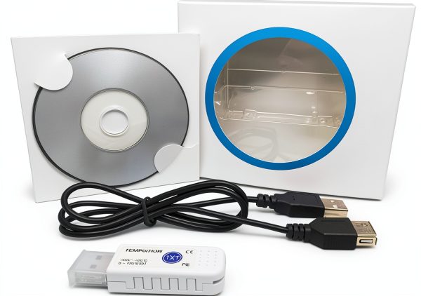 TEMPerHUM PC USB Hygrometer Thermometer Blue Digital Monitor-5