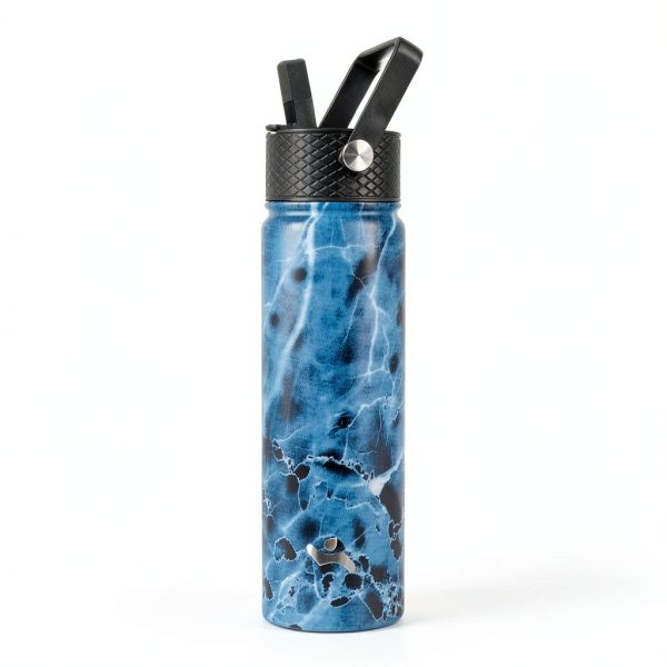 Konokyo Insulated Water Bottle Stainless Steel Marble Ocean-1