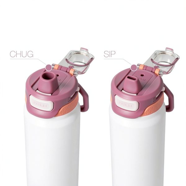 ZULU Powerfill Pro Insulated Water Bottle Stainless Steel-6