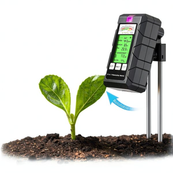 Lanbojindi Soil Tester Digital Moisture pH Temperature-1