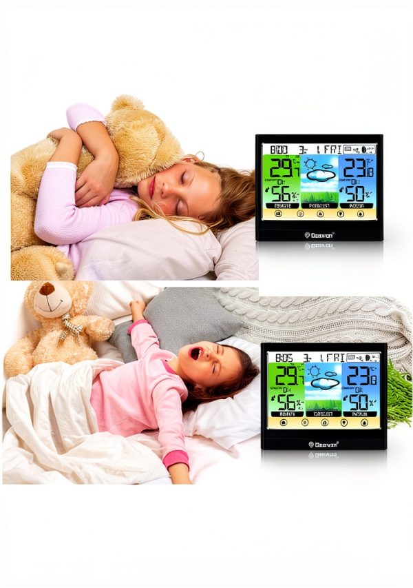 Geevon Weather Station Wireless Indoor Outdoor Thermometer-5