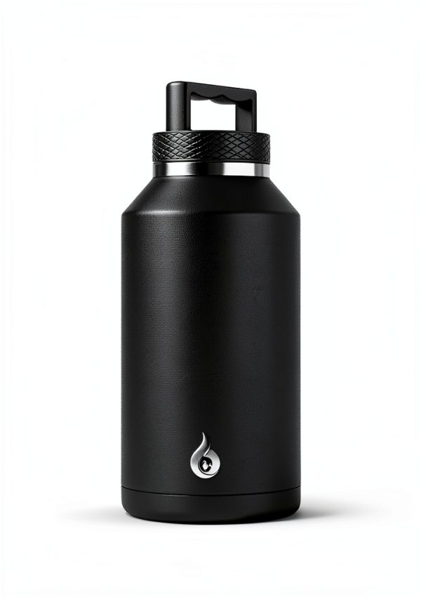 BJPKPK Insulated Water Bottle Stainless Steel 64oz Black-1