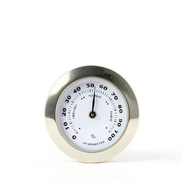 Sluswallow Analog Hygrometer Humidity Monitor Glass Metal-4