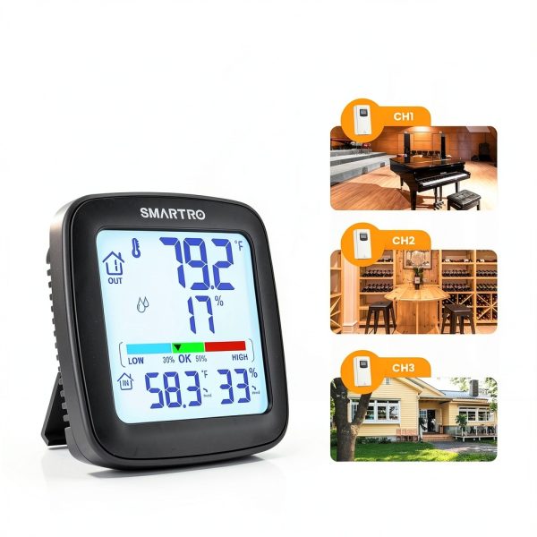 SMARTRO SC92 Wireless Thermometer Hygrometer Garden Monitor-2