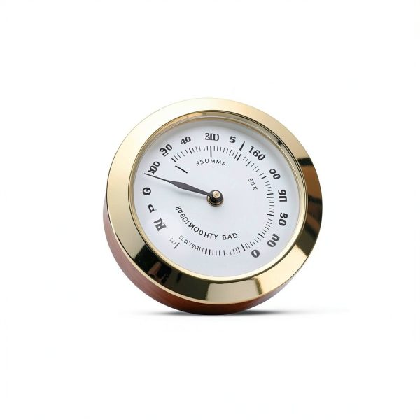 Sluswallow Analog Hygrometer Humidity Monitor Glass Metal-6
