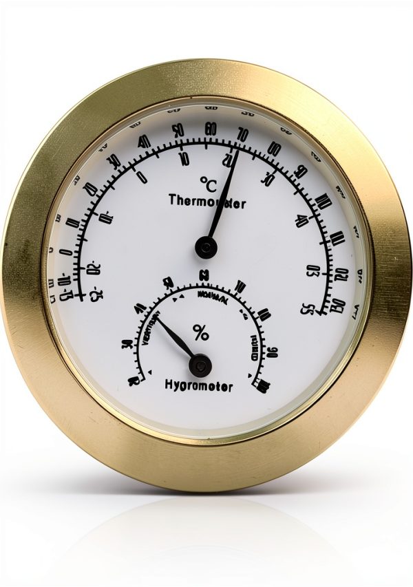 RuiJOTWAT Alloy Thermometer Hygrometer for Instrument-0