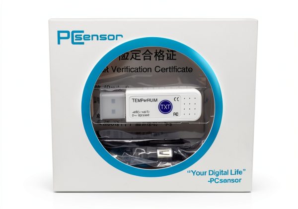 TEMPerHUM PC USB Hygrometer Thermometer Blue Digital Monitor-4