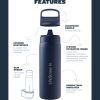 LifeStraw Go Series Filter Water Bottle Stainless Steel-2