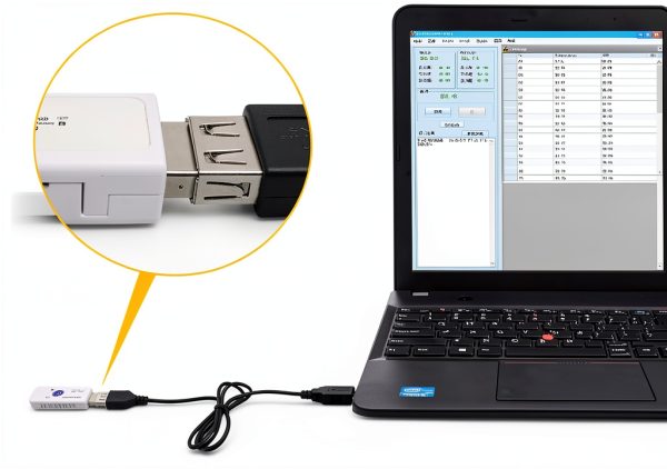 TEMPerHUM PC USB Hygrometer Thermometer Blue Digital Monitor-3