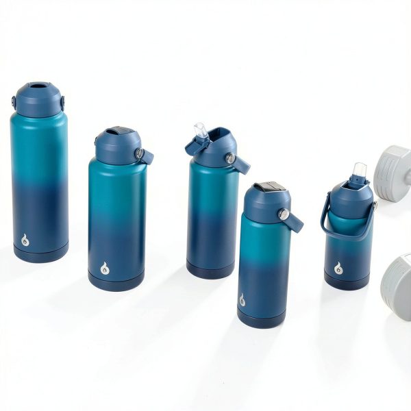 BJPKPK Insulated Water Bottle Stainless Steel Straw Lid-6