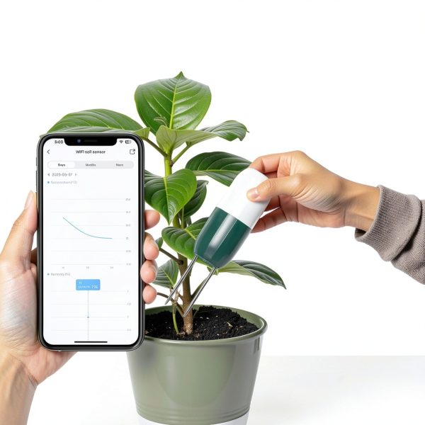 Xtsuen Soil Moisture Monitor WiFi Temperature Humidity-4
