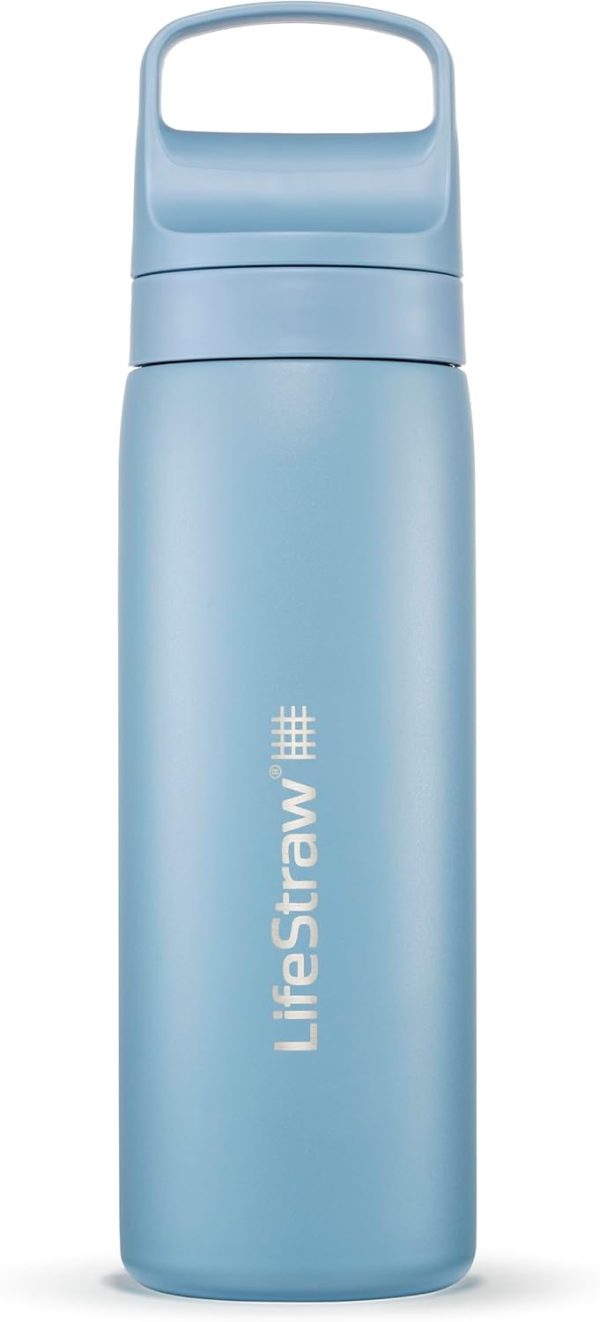 LifeStraw Go Series Filter Water Bottle Stainless Steel-0