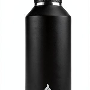 BJPKPK Insulated Water Bottle Stainless Steel 64oz Black-0