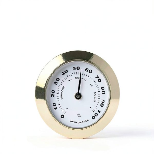 Sluswallow Analog Hygrometer Humidity Monitor Glass Metal-3