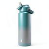BJPKPK Insulated Water Bottle Stainless Steel Straw Lid-2