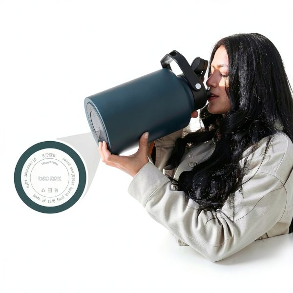 BJPKPK Insulated Water Bottle Stainless Steel Leakproof-4