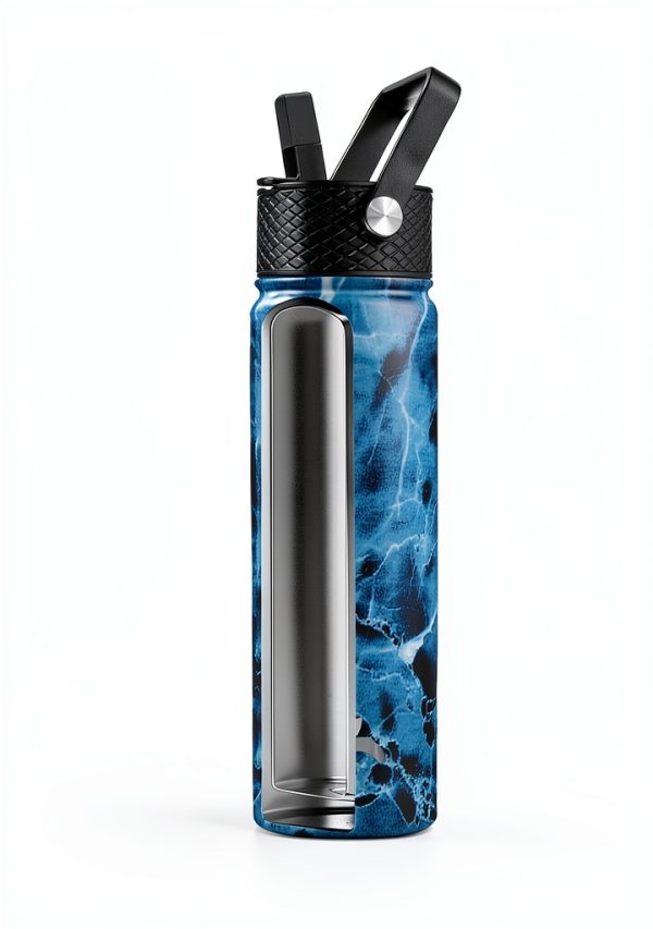 Konokyo Insulated Water Bottle Stainless Steel Marble Ocean-3