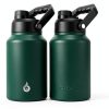 BJPKPK Insulated Water Bottle Stainless Steel 64oz Army-1