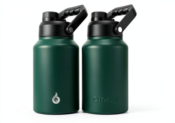 BJPKPK Insulated Water Bottle Stainless Steel 64oz Army-1