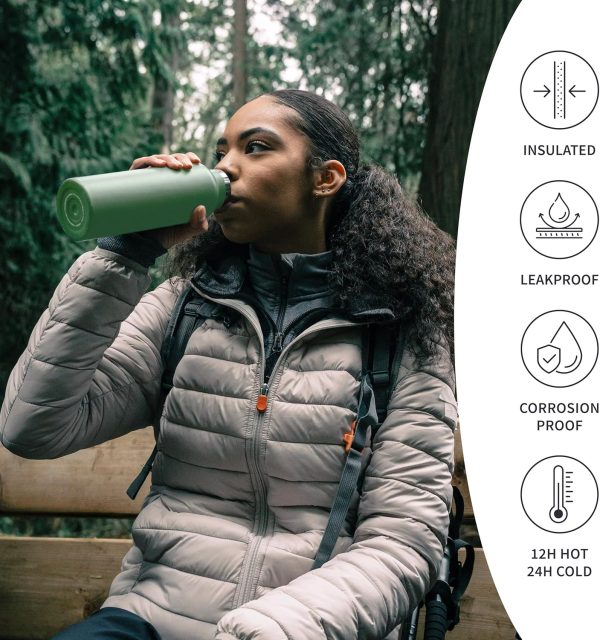 Bambaw Insulated Water Bottle Stainless Steel Eco Friendly-2
