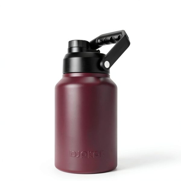 BJPKPK Insulated Water Bottle Stainless Steel 64oz Brick Red-2