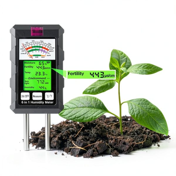 Lanbojindi Soil Tester Digital Moisture pH Temperature-2