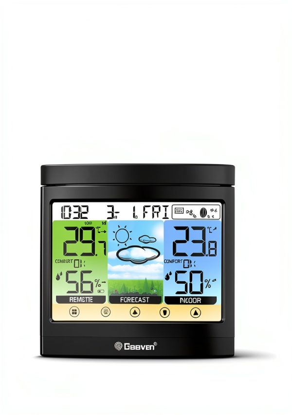 Geevon Weather Station Wireless Indoor Outdoor Thermometer-3