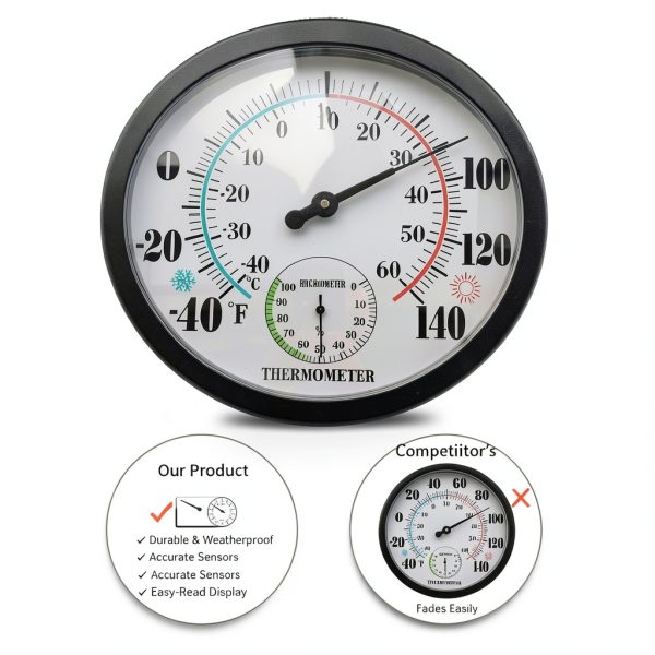 Outdoor Thermometer Generic Dual Function-3