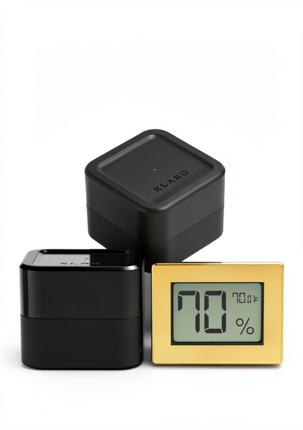 Klaro Humidor Hygrometer CASEELEGANCE WiFi Monitor-0