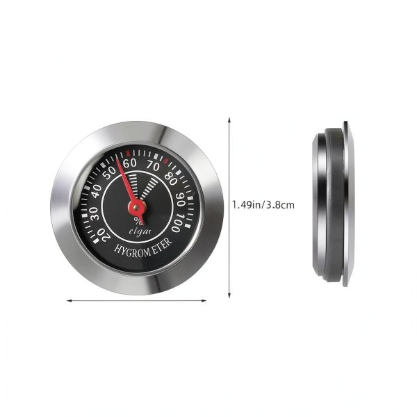 Ipetboom Round Analog Hygrometer for Patio Humidity-1