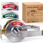 Commercial Grade Bathroom Door Lock Polar Tangro Chrome Privacy Lever-0