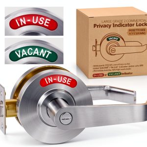 Commercial Grade Bathroom Door Lock Polar Tangro Chrome Privacy Lever-0