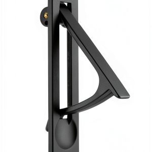 Brass Edge Pull by IDH St. Simons 14020-019 4-Inch Matte Black-0