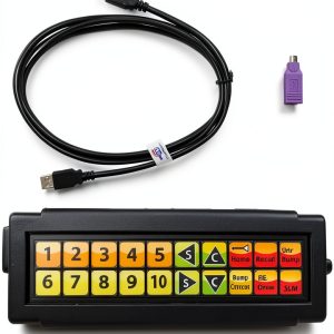 TDS 20 Button Restaurant Bumpbar KRS Keypad – Customizable Black-0