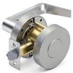 Hager 2500 Series 2525 WTN US26D Cylindrical Lock Grade 2 Passage-0