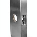 Don-Jo 12-CW 22 Gauge Stainless Steel Wrap-Around Plate 4-1/4" x 12"-0
