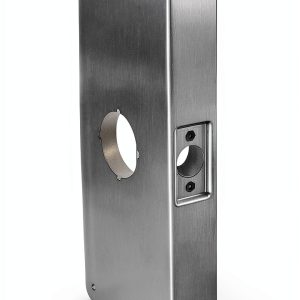 Don-Jo 12-CW 22 Gauge Stainless Steel Wrap-Around Plate 4-1/4" x 12"-0