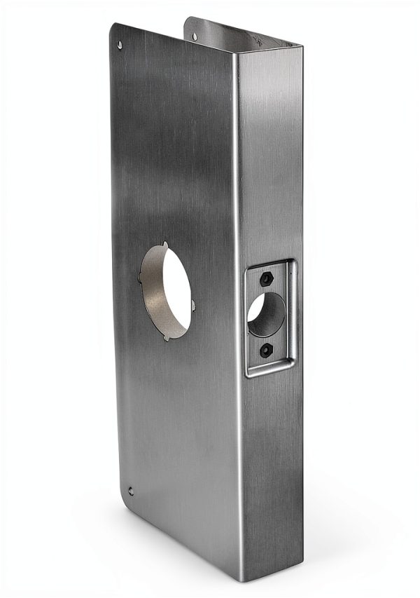 Don-Jo 12-CW 22 Gauge Stainless Steel Wrap-Around Plate 4-1/4" x 12"-0