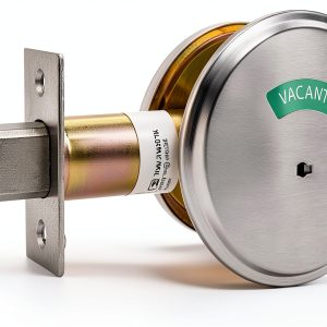 In Use Vacant Bathroom Door Lock AUISA Silver-0