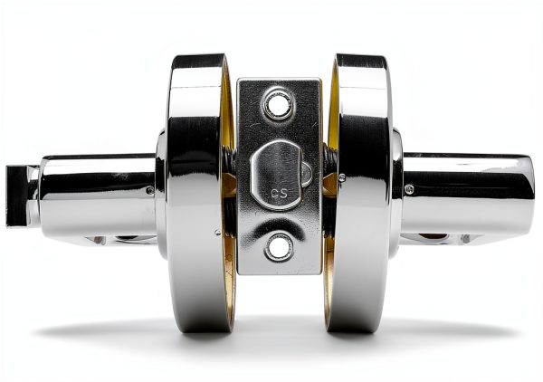Keyed Entry Commercial Door Handle Chrome | Heavy Duty Commercial Door Locks with Indicator | Restaurant, Store, Hospital, Warehouse | Locking Occupied Door Lever Lock with Key Chrome-4